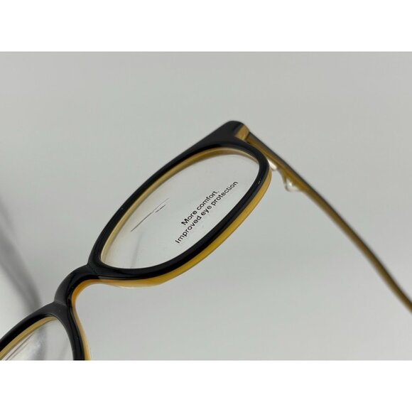 A2 EYEWEAR -  SG108 BLACK HONEY Z87-2 EN166F 140mm Eyeglass Frames - Picture 3 of 8